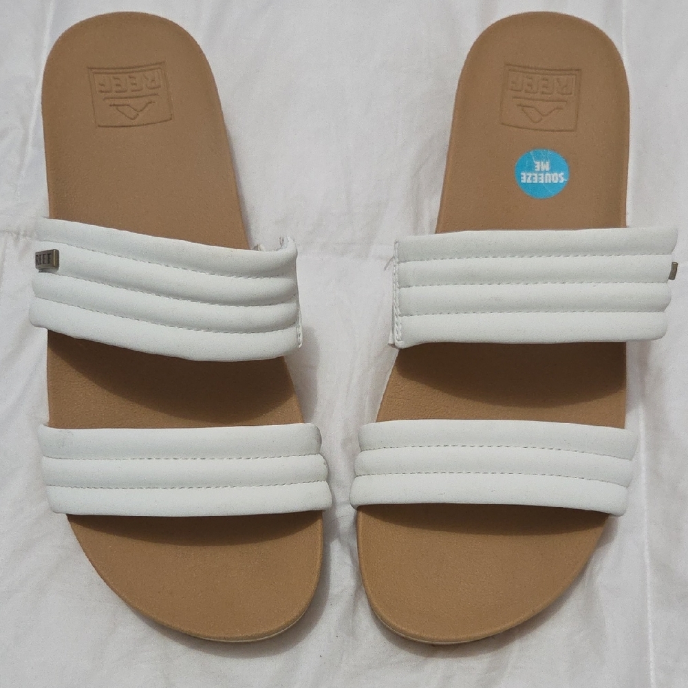 Reef Women's Kaia 2 Bar Platform Slide Sandals - Picture 2 of 10